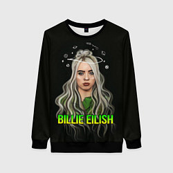 Свитшот женский BILLIE EILISH, цвет: 3D-черный