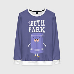Свитшот женский South Park Полотенчико, цвет: 3D-белый
