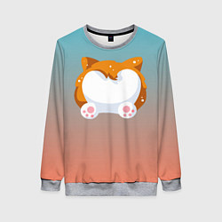 Женский свитшот Милый корги