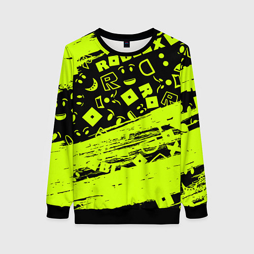 Женский свитшот Roblox / 3D-Черный – фото 1