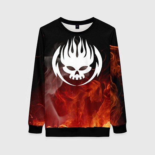 Женский свитшот THE OFFSPRING / 3D-Черный – фото 1