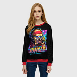 Свитшот женский PREDATOR, цвет: 3D-красный — фото 2