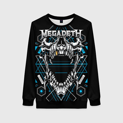 Женский свитшот Megadeth / 3D-Черный – фото 1