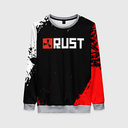 Свитшот женский RUST, цвет: 3D-меланж