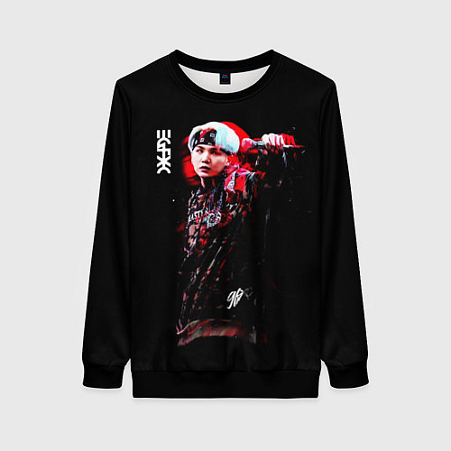 Женский свитшот BTS / 3D-Черный – фото 1