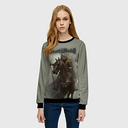 Свитшот женский Mount and Blade 2, цвет: 3D-черный — фото 2