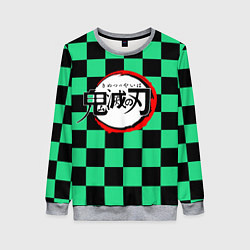 Свитшот женский KIMETSU NO YAIBA, цвет: 3D-меланж