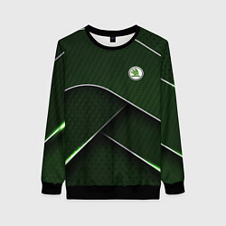 Женский свитшот Шкода мини логотип