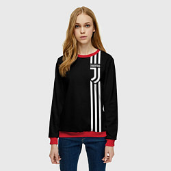 Свитшот женский JUVENTUS, цвет: 3D-красный — фото 2
