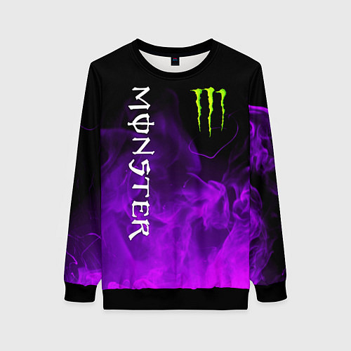 Женский свитшот MONSTER ENERGY / 3D-Черный – фото 1