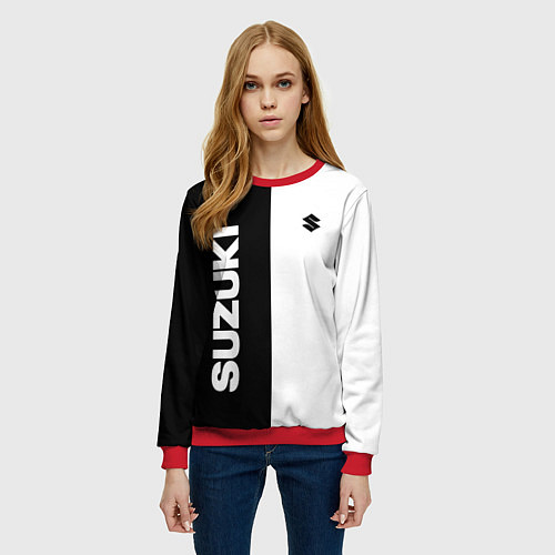 Женский свитшот Suzuki Z / 3D-Красный – фото 3