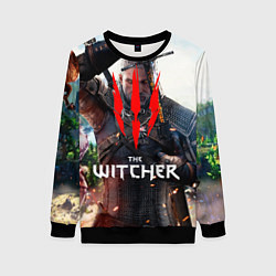 Свитшот женский The Witcher, цвет: 3D-черный
