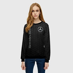 Свитшот женский MERCEDES-BENZ, цвет: 3D-черный — фото 2