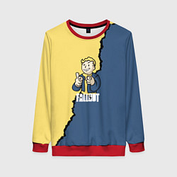 Женский свитшот Fallout logo boy