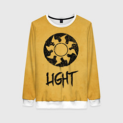 Свитшот женский Emblems Light, цвет: 3D-белый