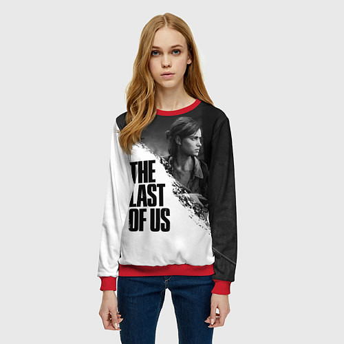 Женский свитшот THE LAST OF US 2 / 3D-Красный – фото 3