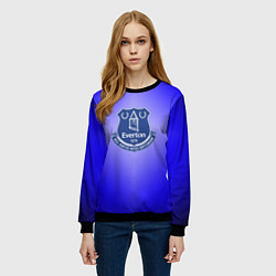 Свитшот женский Эвертон 3D, цвет: 3D-черный — фото 2