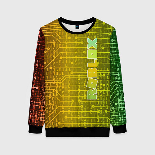 Женский свитшот Roblox / 3D-Черный – фото 1