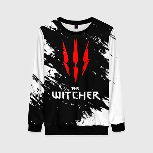 Женский свитшот The Witcher / 3D-Черный – фото 1