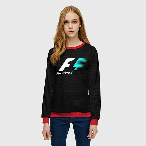 Женский свитшот Formula 1 / 3D-Красный – фото 3