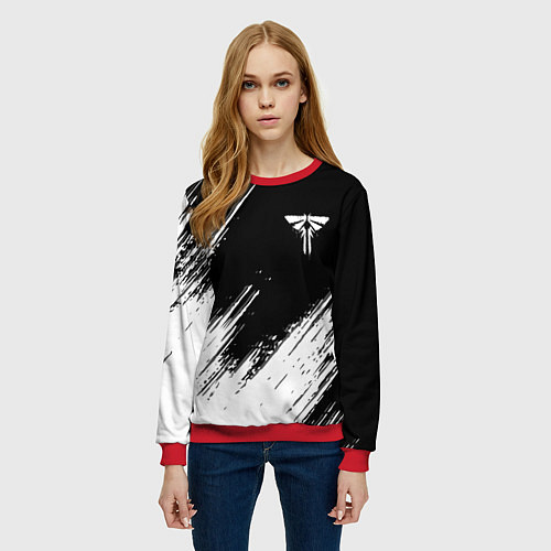 Женский свитшот The Last of Us: Part 2 / 3D-Красный – фото 3