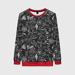 Женский свитшот Еда