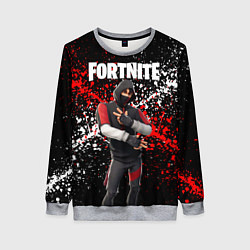 Свитшот женский Fortnite Ikonik, цвет: 3D-меланж