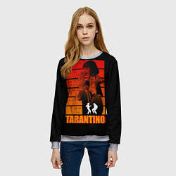 Свитшот женский Криминальное чтиво, цвет: 3D-меланж — фото 2