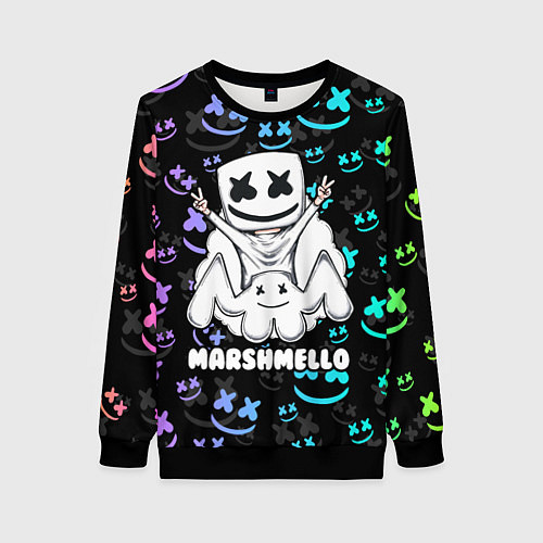 Женский свитшот MARSHMELLO / 3D-Черный – фото 1