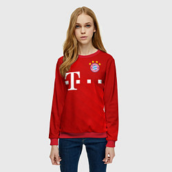 Свитшот женский FC Bayern Munchen, цвет: 3D-красный — фото 2