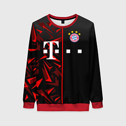 Свитшот женский FC Bayern Munchen Форма, цвет: 3D-красный