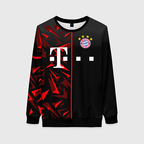 Женский свитшот FC Bayern Munchen Форма / 3D-Черный – фото 1