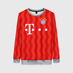 Свитшот женский FC Bayern Munchen униформа, цвет: 3D-меланж