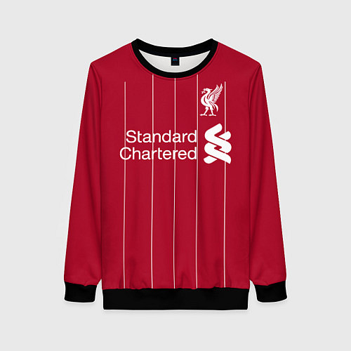 Женский свитшот Liverpool FC / 3D-Черный – фото 1