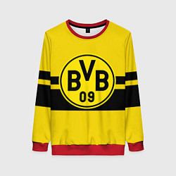 Свитшот женский BORUSSIA DORTMUND, цвет: 3D-красный