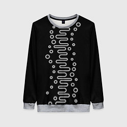 Женский свитшот Волны ТЕСЛА OKO