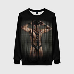 Свитшот женский Dungen Master color, цвет: 3D-черный