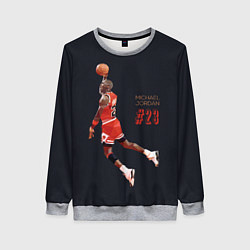 Свитшот женский MICHAEL JORDAN, цвет: 3D-меланж