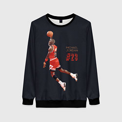 Свитшот женский MICHAEL JORDAN, цвет: 3D-черный