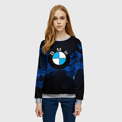 Свитшот женский BMW, цвет: 3D-меланж — фото 2