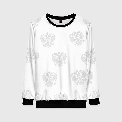 Женский свитшот Герб / 3D-Черный – фото 1