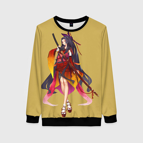 Женский свитшот Geisha 2 / 3D-Черный – фото 1