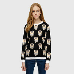 Свитшот женский Иноске, цвет: 3D-белый — фото 2