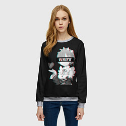 Свитшот женский Re:Zero, цвет: 3D-меланж — фото 2