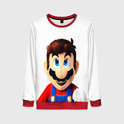 Свитшот женский Mario, цвет: 3D-красный