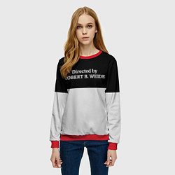 Свитшот женский Directed by ROBERT B WEIDE, цвет: 3D-красный — фото 2