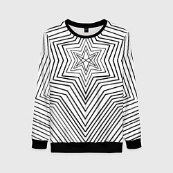 Свитшот женский Bring me the horizon white, цвет: 3D-черный