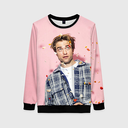 Женский свитшот ROBERT PATTINSON / 3D-Черный – фото 1