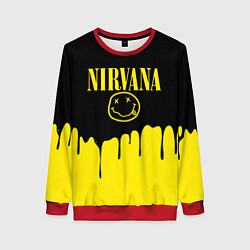 Свитшот женский Nirvana, цвет: 3D-красный