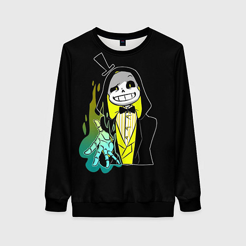 Женский свитшот UNDERTALE / 3D-Черный – фото 1